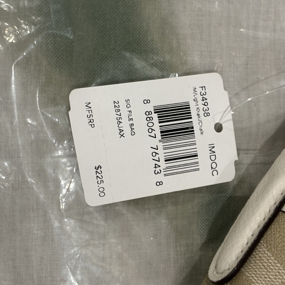 Coach Signature File Bag - Picture 6 of 7